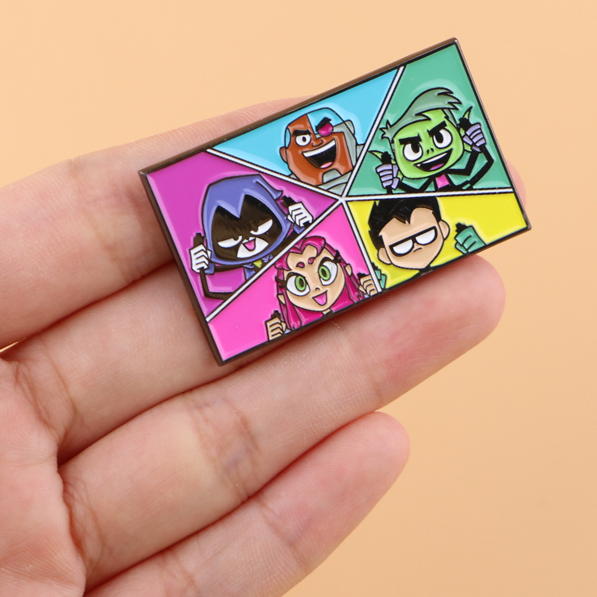 Women Accessories In Wholesale - New Teen Heroes Team Enamel Pin