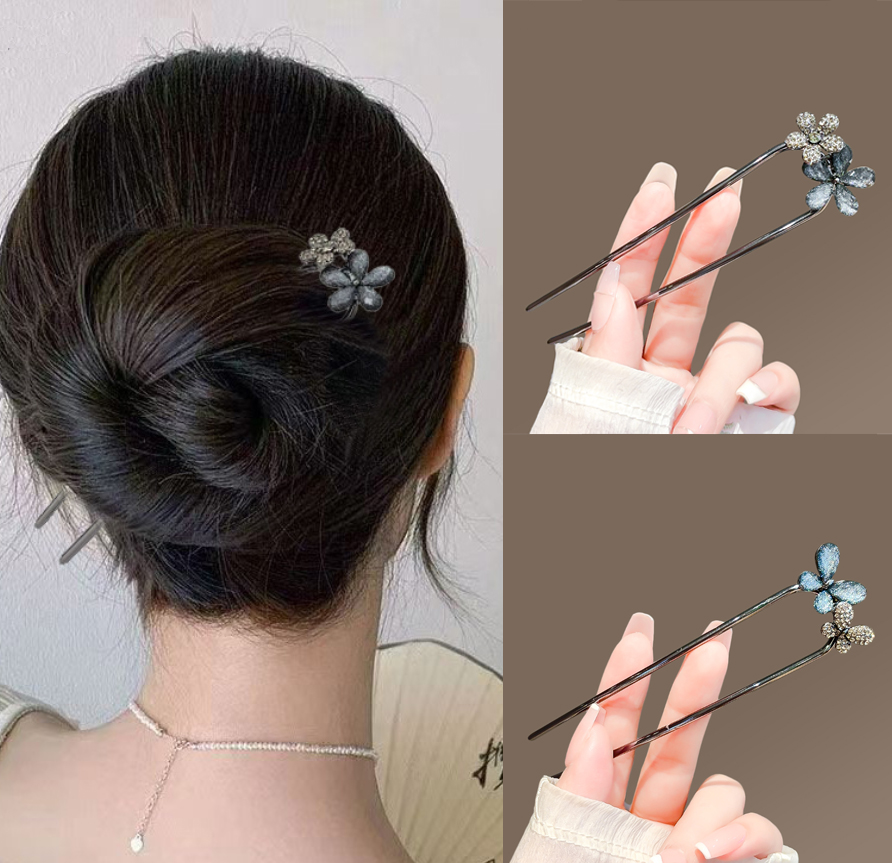 Women'S Accessories List - Vintage Floral Butterfly Hair Stick For