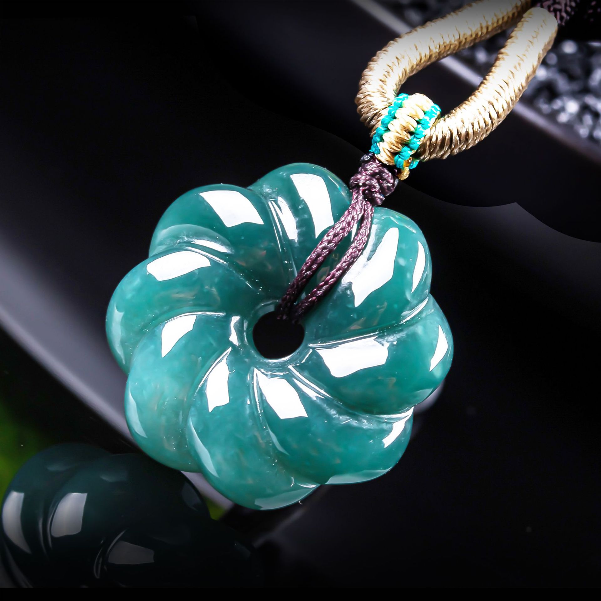 Natural Burmese Jadeite Flower - Women Accessories Jewelry review and price