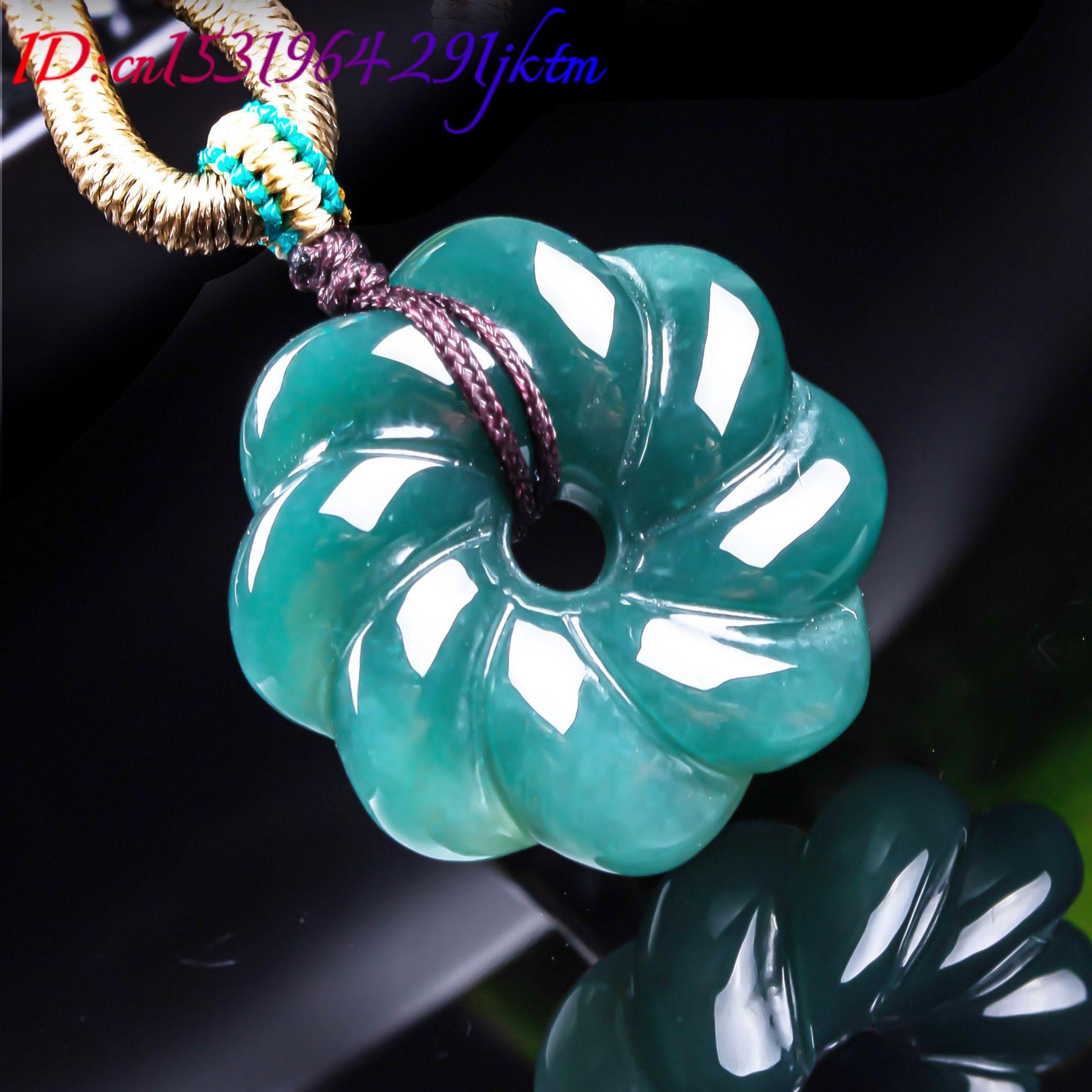 Natural Burmese Jadeite Flower - Women Accessories Jewelry review and price