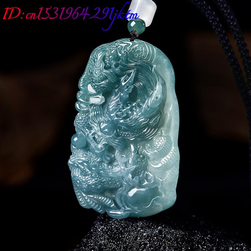 Natural Burmese Jadeite Dragon - Women Accessories Jewelry review and price