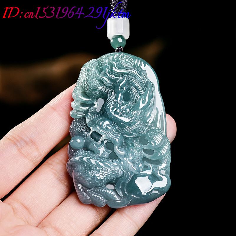 Natural Burmese Jadeite Dragon - Women Accessories Jewelry review and price