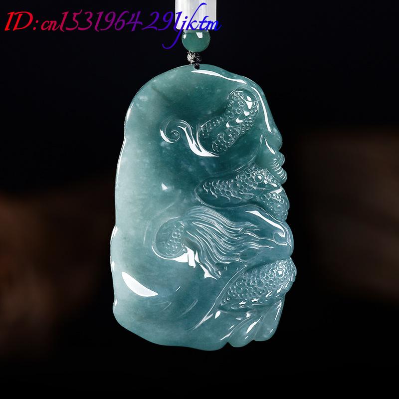 Natural Burmese Jadeite Dragon - Women Accessories Jewelry review and price