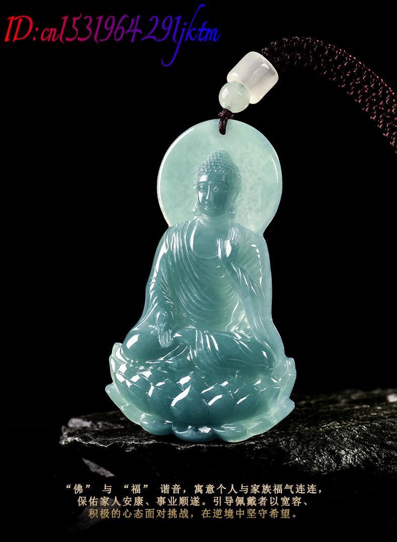 Natural Burmese Jadeite Buddha - Women Accessories Jewelry review and price