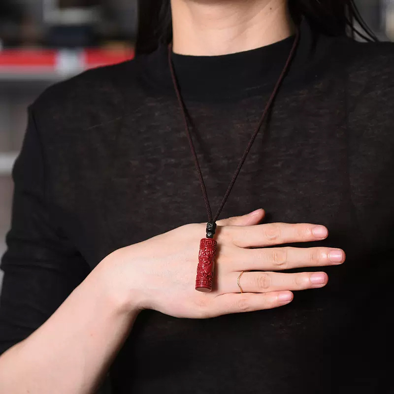 Luxury Red Cinnabar Chinese Zo - Women Accessories Jewelry review and price