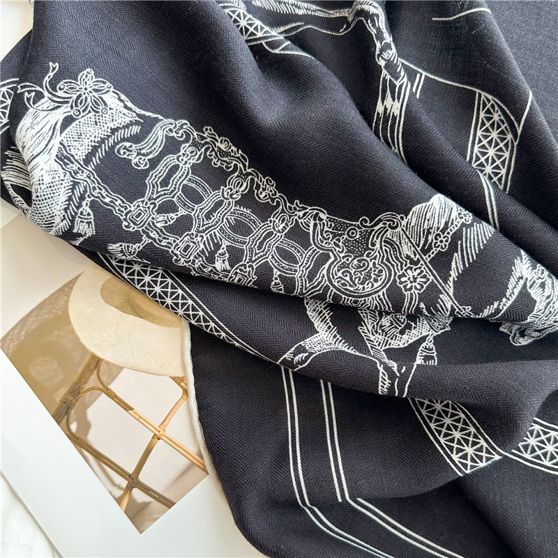 Black Horse Wool Silk Blend Sc - Accessories Brand For Women review and price