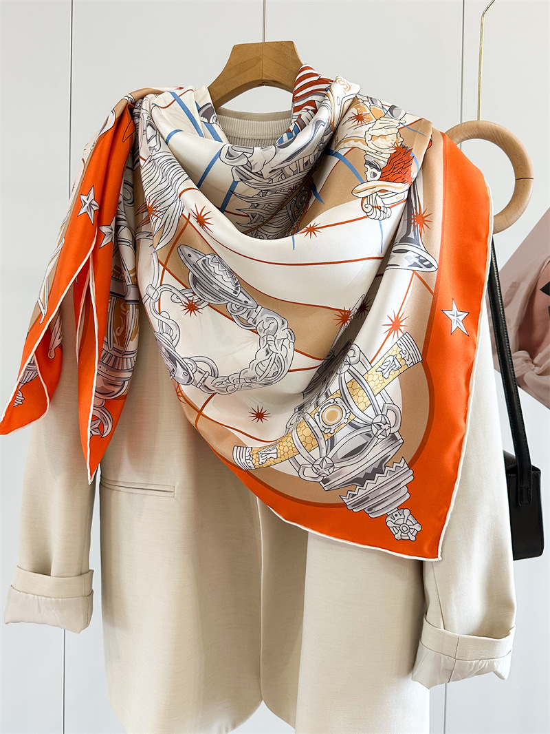 Luxury Brand Scarf Large Silk  - Accessories Brand For Women review and price