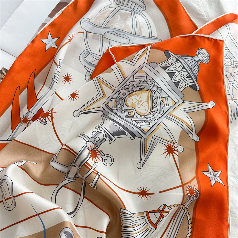 Luxury Brand Scarf Large Silk  - Accessories Brand For Women review and price