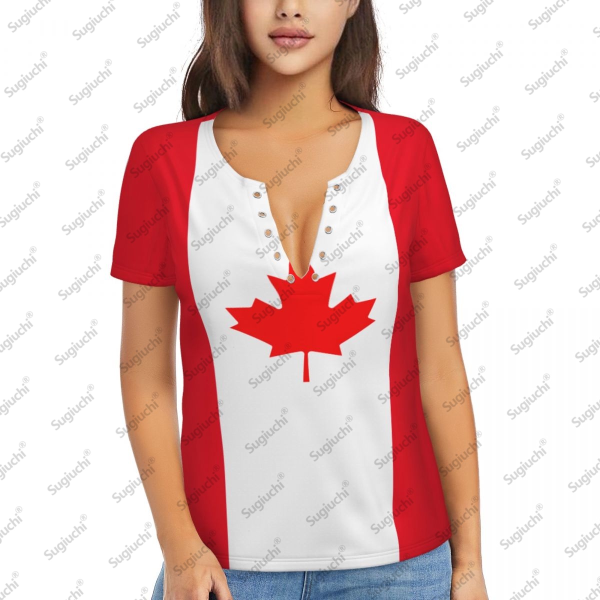 2025 Canada Flag Sexy Deep V N - Women'S Accessories Canada review and price