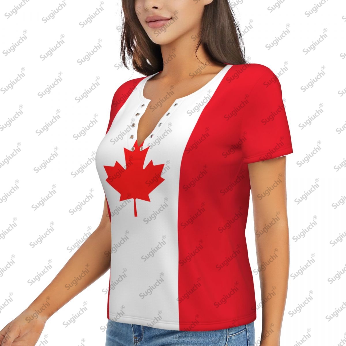 2025 Canada Flag Sexy Deep V N - Women'S Accessories Canada review and price