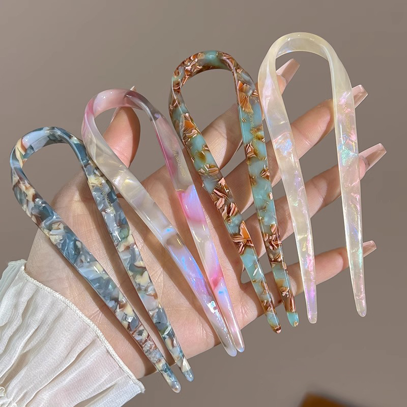 U-Shaped Hair Sticks Acetate A - Women'S Accessories List review and price