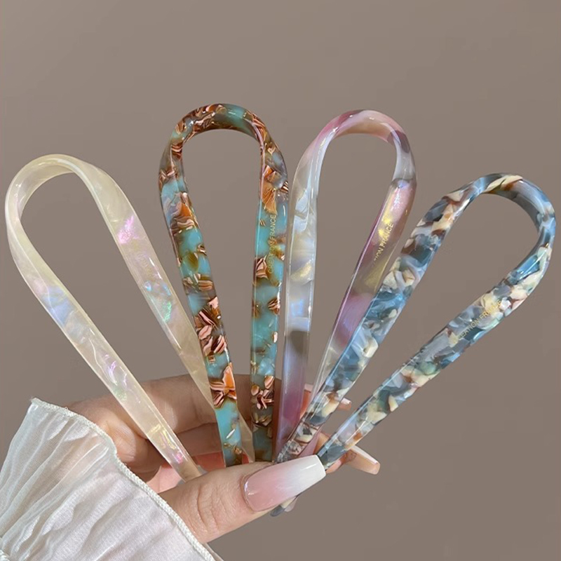 U-Shaped Hair Sticks Acetate A - Women'S Accessories List review and price