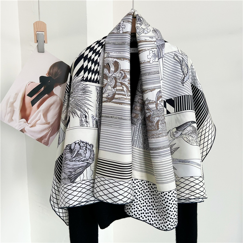 Large Silk Scarfs Brands Desig - Accessories Brand For Women review and price