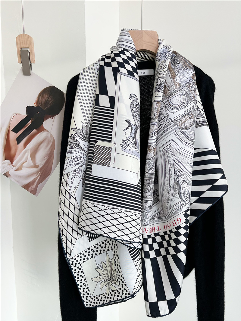 Large Silk Scarfs Brands Desig - Accessories Brand For Women review and price