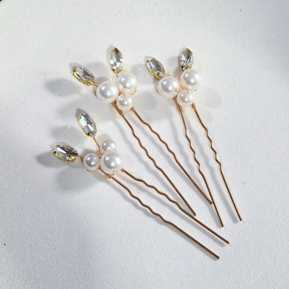 Pearl Crystal Hair Pins Comb S - Women'S Accessories List review and price