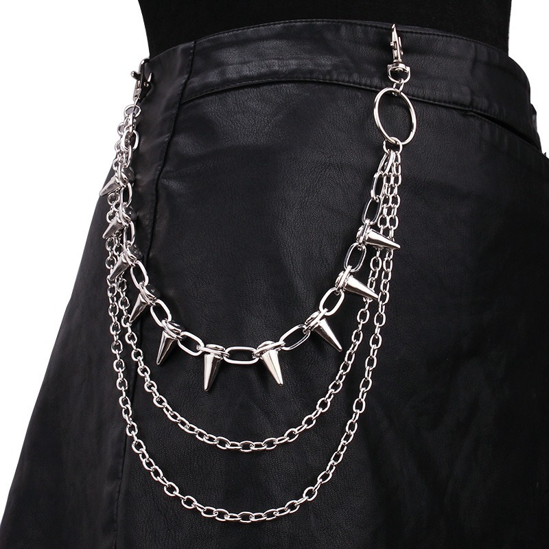 Hip Hop Punk Rock Metal Pants  - Wallet Chain Bag review and price