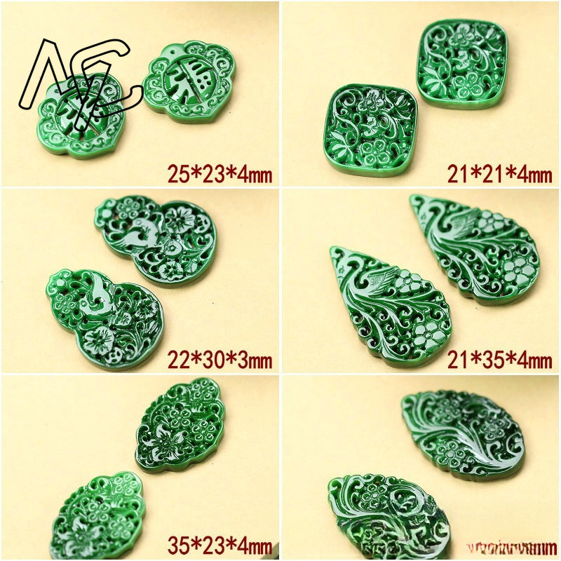 2pcs DIY Natural Dry Green Eme - Women Accessories Jewelry review and price