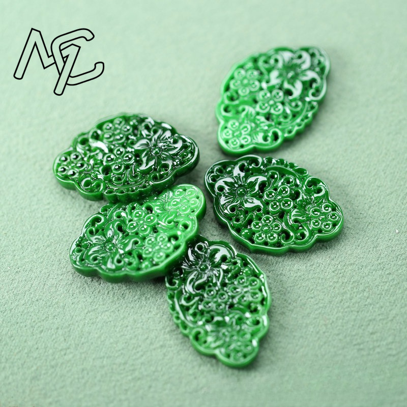2pcs DIY Natural Dry Green Eme - Women Accessories Jewelry review and price