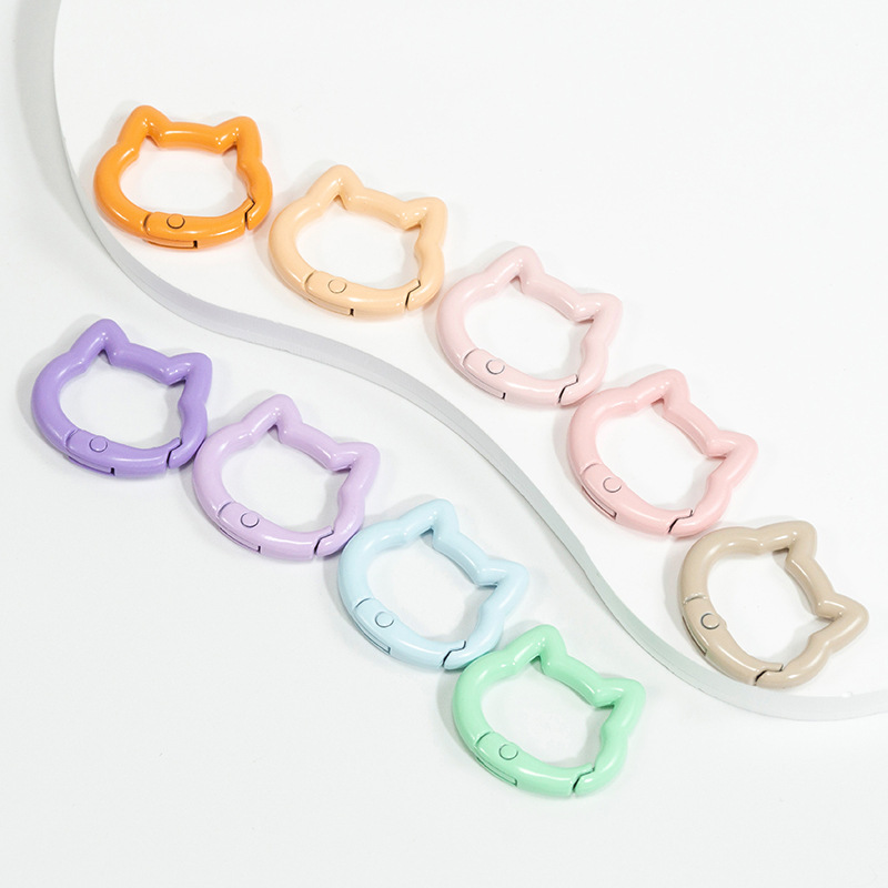 5pcs Cute Heart Cat Keychain R - Wallet Chain Bag review and price