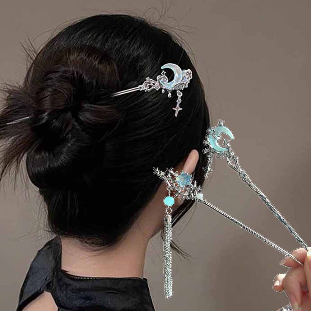 Moonstone Star Moon Hair Stick - Women Accessories Shop review and price