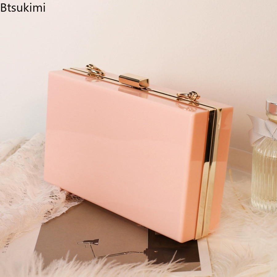 Fashion Transparent Acrylic Ev - Wallet Chain Bag review and price