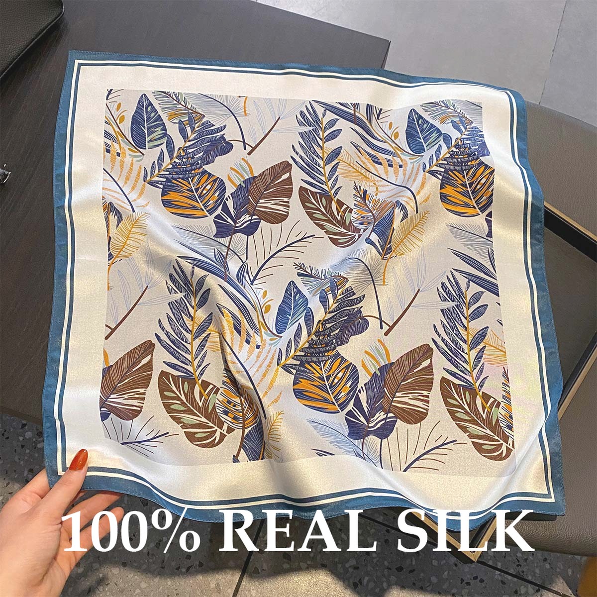 Luxury Brand 100% Real Silk Sc - Accessories Brand For Women review and price