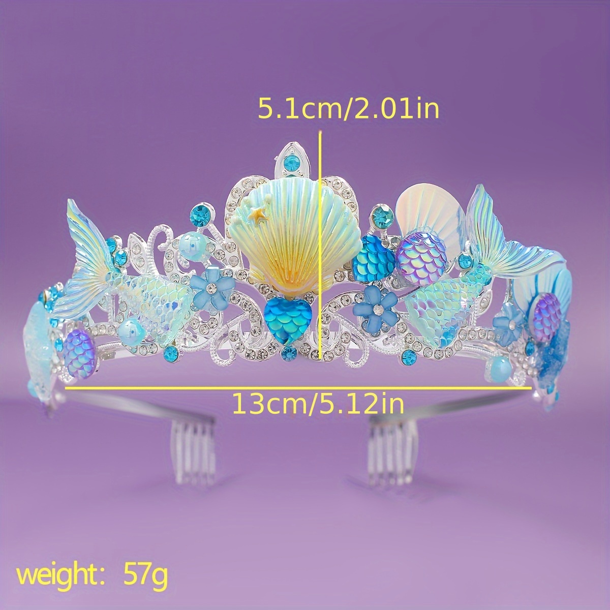 2025 New Mermaid Hair Comb Cro - Women Accessories Jewelry review and price